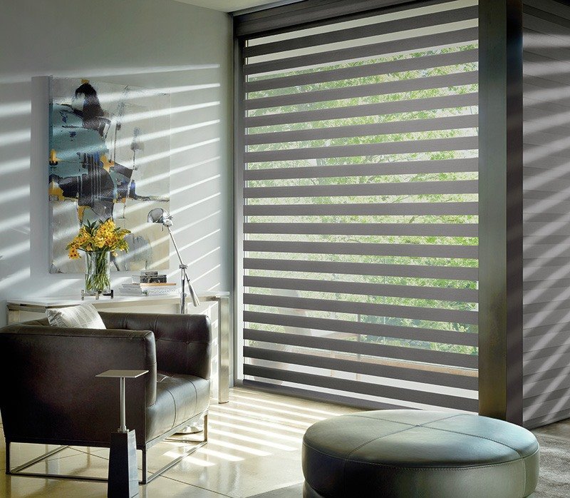 Modern Designer Banded Shades in Naperville IL